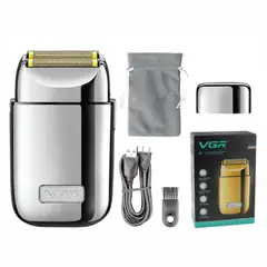 VGR - Afeitadora Eléctrica Shaver Recargable Original V-398