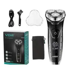 VGR - Maquina Afeitadora Electrica Recortadora Barba Profesional V-318