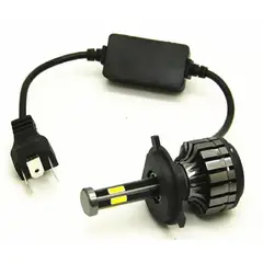 NEWTURBO - Un bombillo led H4 carro moto 6 caras antiniebla antilluvia