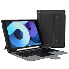 NILLKIN - Estuche Compatible con iPad 10.2 (2019 - 2021) Bumper Keyboard.