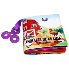 ENFANT'ASY - Libro Estimulación Temprana Bebes Imagenes Reales Animales