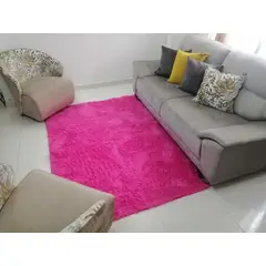 HOME - Alfombra Grande Tapete Peludo para sala 200 x 150cm Decoracion Hogar