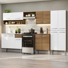 MADESA - Cocina Integral Emilly 2.90 m con Mesón de Acero 09