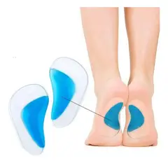 GENERICO - Plantillas de Gel Soporte para el Arco Pie Plano - Transparente