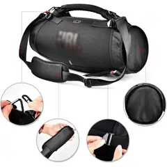 GENERICO - Estuche Correa De Tela Para Jbl Boombox 2 - 3 Negro