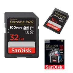 SANDISK - Memoria Extreme Pro SD UHS-I SDXC 32GB / 100 Mbps
