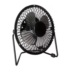 SKY - Mini Ventilador USB Metalico PC 4 pulgadas