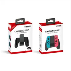 GENERICO - Handgrip + Cargador Compatible Con Joycon Nintendo Switch