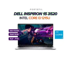 DELL - PORTATIL 3520 INTEL CORE I3 1215U 16GB/ SSD 512GB M.2 / 15.6"