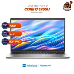 DELL - Portátil Inspiron 15 DC15250 / Intel Core i7-1355U / 16GB RAM / 2TB SSD / 15.6” FHD