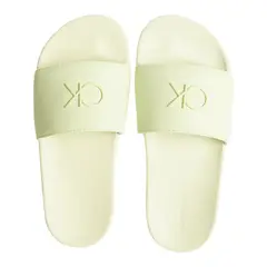 CALVIN KLEIN - Sandalias Con Logo Mujer Verde