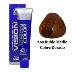 DUVYCLASS - Tinte Visión Color 7.53 Rubio Medio Cobre Dorado