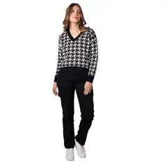 LEC LEE - JEAN CARGO FIT PARA MUJER - NEGRO.-_.