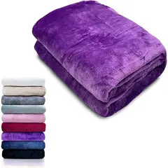 SIRENITAS - Cobija Térmica Cama Sencilla 1,70 X 2,00 Mts Morado