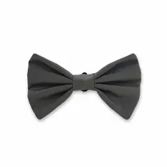 WAWAW - Corbatín para perro talla S gris oscuro