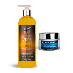 GENERICO - COMBO ALOE NARANJA 500 G Y ACÍDO HIALURÓNICO HYALUCREAM 40 G