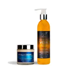 GENERICO - COMBO ALOE NARANJA 250 G Y ACÍDO HIALURÓNICO HYALUCREAM 100 G