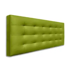 MAGIC CLASS - CABECERO CAPITONEADO CON BOTONES90X60 ECOCUERO VERDE