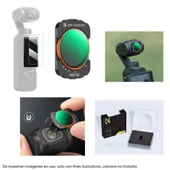 K&F CONCEPT - Filtro ND Variable Osmo Pocket 3 ND32-512