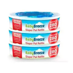 GENERICO - Playtex Diaper Genie Compatible, capacidad 280 Pañales x3