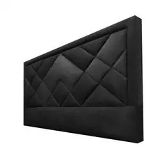MAGIC CLASS - CABECERO ACACIO DE PISO120X150 MICROFIBRA NEGRO