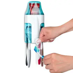 KLINIU - Dispensador de crema dental para 4 cepillos