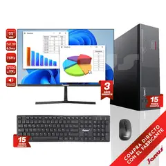 JANUS - WORKSTATION intel Core I5 12400/RAM 8GB/SSD 512GB M.2/200W/Monitor 22