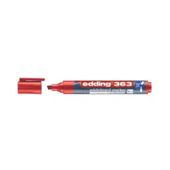 EDDING - Marcador Borrable Recargable E-363 Rojo