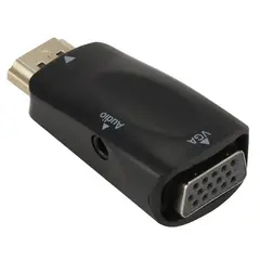 GENERICO - Adaptador HDMI a VGA - Conversor Compacto 5 cm
