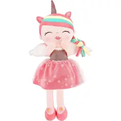 GENERICO - Juguete Muñeca De Trapo Peluche + Bolsa Regalo - Unicornio