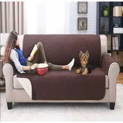 GENERICO - Cubre Sofa 2 Puestos Forro Protector Lavable