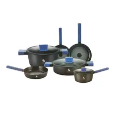 SCHAFFHAUSEN - Batería Ollas En Marmol Revestimiento 9 Piezas