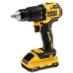 DEWALT - TALADRO PERCUTOR ATOMIC 1/2" 20V BRUSHL 2 BAT/CARG