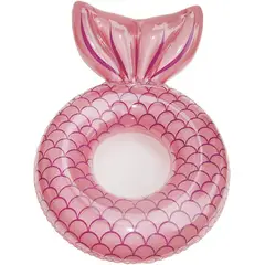 GENERICO - Inflable Salvavidas Cola De Sirena Flotador Alberca 95 Cms rosa
