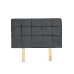 VENECIA - Cabecero Capitoneado Brend Queen Tela Gris