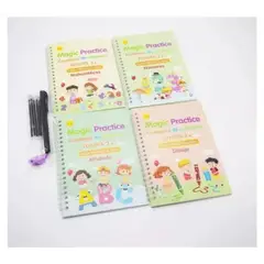 AFM - Set Cuadernos Mágicos Reutilizables Español X4 pcs