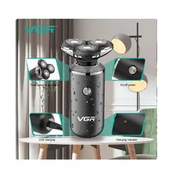 VGR - Afeitadora de barba Profesional Cortador de pelo IPX6_.