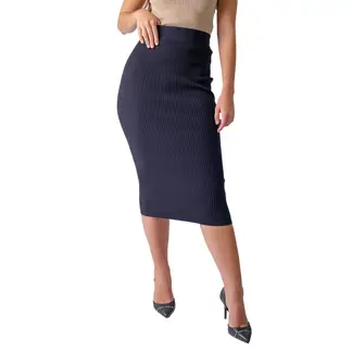 DKNY - Falda Bbl para Mujer Negro