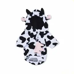 WAWAW - Disfraz para perro talla S vaca Halloween