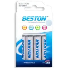 BESTON - Pilas AA Recargable X 4