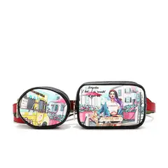 NICOLE LEE - Canguro Y Bandolera estampado PRT-16297
