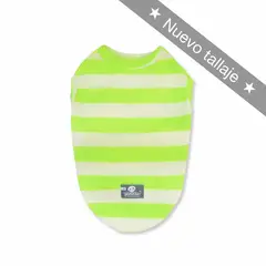 WAWAW - Esqueleto para perro talla XS rayas blanco y neón