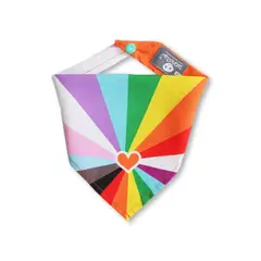 WAWAW - Pañoleta para perro talla S diversidad corazón