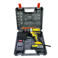 GENERICO - Taladro Inalámbrico 24v Percutor Para Trabajo Pesado