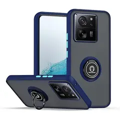 GENERICO - Funda Estuche Mate Con Anillo Compatible Xiaomi 13T y 13T Pro Azul
