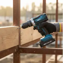 GENERICO - Taladro Inalambrico Atornillador Mandril de Media Doble Bateria