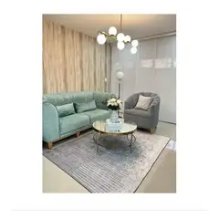 AMERICO SHOP - Tapete Decorativo Moderno 150x200 cm Diseño Gris