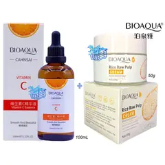 BIOAQUA - Suero Vitamina C+ Crema Arroz