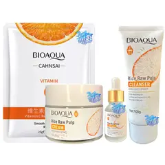 BIOAQUA - Kit arroz y vitamina c x4