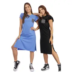 ATYPICAL - Vestido Mujer Negro 2092